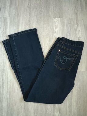 Coupe Blue Perfect Fit Classic Rise Flare Tummy control denim Jean 8